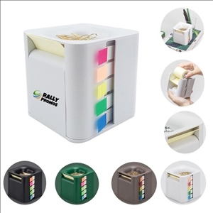 5-in-1 Desktop Cube Sticky Note Holder Set